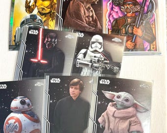 1977年から1983年までのスターウォーズカードとステッカー30枚セット