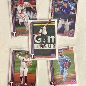Honkbalkaarten - Texas Rangers - kies je favoriete spelers - inclusief toploadcases - Gratis verzending voor bestellingen van meer dan 10 dollar