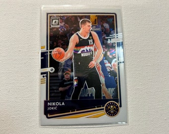 Basketball Card - Nikola Jokic #96 - Silver - Denver Nuggets - 2020 Donruss Optic Card - Ungraded - Free Shipping on orders over 10 dollars