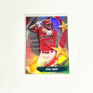Baseball Card - Mike Trout #SMLB-8 - Los Angeles Angels - 2025 Topps Star Holo Card - Free shipping on orders over 10 dollars