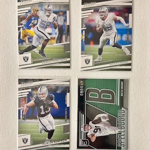 Carte da football - Las Vegas Raiders - scegli i tuoi giocatori preferiti - custodie con caricamento dall'alto incluse - spedizione gratuita per ordini superiori a 10 dollari