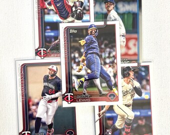 Baseball Cards - Minnesota Twins - pick your favorite players - top load cases included -