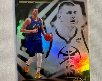 Basketball Card - Nikola Jokic #143 - Multi Holo Denver Nuggets - 2020 Panini Illusions - Ungraded Free shipping on orders over 10 dollars