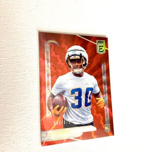 Carte de football - Kimani Vidal n° 169/875 - Chargers de Los Angeles - Donruss Elite 2024 - Non classé - Livraison gratuite à partir de 10 dollars d'achat
