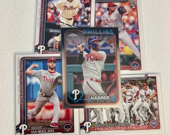 Baseball Cards - Philadelphia Phillies - pick your favorite players - top load cases included -