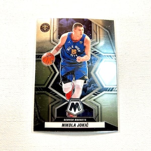 Basketbalkaart - Nikola Jokic #111 - zilver - Denver Nuggets - Panini-mozaïekkaart 2021 - zonder beoordeling - gratis verzending voor bestellingen van meer dan 10 dollar
