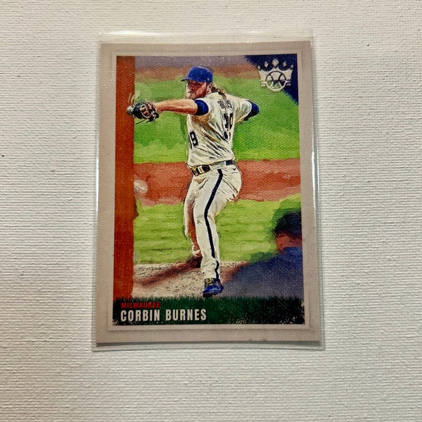 Baseball Card - Corbin Burnes #61 - Milwaukee Brewers - 2022 Panini Diamond Kings - Ungraded - Free shipping on orders over 10 dollars