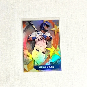 Baseball Card - Yordan Alvarez #SMLB-9 - Houston Astros - 2025 Topps Star Holo Card - Free shipping on orders over 10 dollars