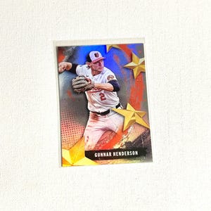 Baseball Card - Gunnar Henderson #SMLB-12 - Baltimore Orioles - 2025 Topps Star Holo Card - Free shipping on orders over 10 dollars