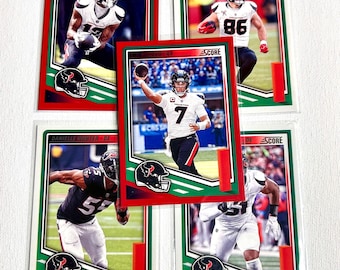 Football Cards - Houston Texans - pick your favorite players - top load cases included