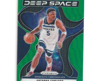 Tarjeta de baloncesto - Anthony Edwards #3 - Deep Space - Minnesota Timberwolves - Tarjeta Panini Prizm 2024