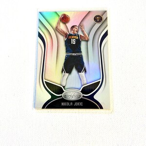 Basketball Card - Nikola Jokic #100 - Silver Holo Denver Nuggets - 2019 Certified - Ungraded