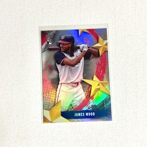 Baseball Card - James Wood #SMLB-18 - Washington Nationals - 2025 Topps Star Holo Card - Free shipping on orders over 10 dollars