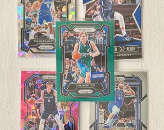 Tarjetas de baloncesto de los Dallas Mavericks de la NBA: elige a tus jugadores favoritos. Incluye estuches protectores.