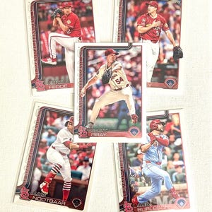 Baseball Cards - St. Louis Cardinals - pick your favorite players - top load cases included