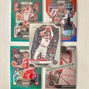 Basketball Karten - Houston Rockets - wähle deinen Lieblingsspieler - Top Cases inklusive - Kostenloser Versand für Bestellungen über 10 Dollar