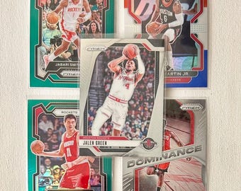 Houston Rockets NBA Basketball Cards - pick your favorite players - top load cases included