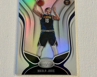 Basketball Card - Nikola Jokic #100 - Silver Holo Denver Nuggets - 2019 Certified - Ungraded Free shipping on orders over 10 dollars