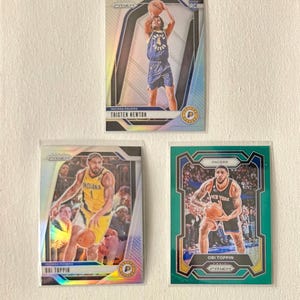 Basketball Karten - Indiana Pacers - such dir deinen Lieblingsspieler aus - Top Cases inklusive - Kostenloser Versand für Bestellungen ab 10 Dollar