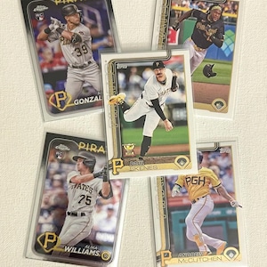 Baseball Karten - Pittsburgh Pirates - such dir deinen Lieblingsspieler aus - Top Cases inklusive - KOSTENLOSER Versand für Bestellungen ab 10 Dollar