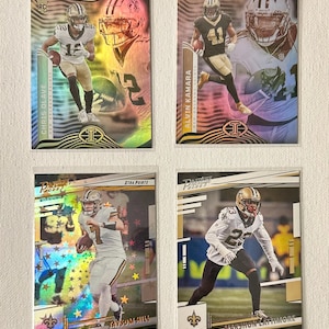 Football Cards - New Orleans Saints - wähle deinen Lieblingsspieler - Top Cases inklusive - KOSTENLOSER Versand für Bestellungen über 10 Dollar