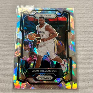 Carta da basket - Zion Williamson #27 - Holo - NO Pelicans - Carta Panini Prizm 2023 - Non classificata - Spedizione gratuita per ordini superiori a 10 dollari