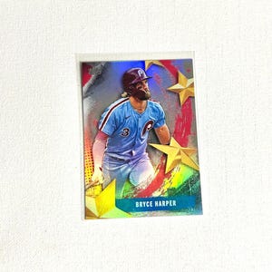 Baseball Card - Bryce Harper #SMLB-3 - Philadelphia Phillies - 2025 Topps Star Holo Card - Free shipping on orders over 10 dollars