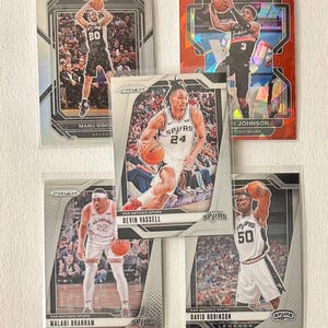 Basketball Karten - San Antonio Spurs - wähle deinen Lieblingsspieler - Top Cases inklusive - Kostenloser Versand für Bestellungen über 10 Dollar