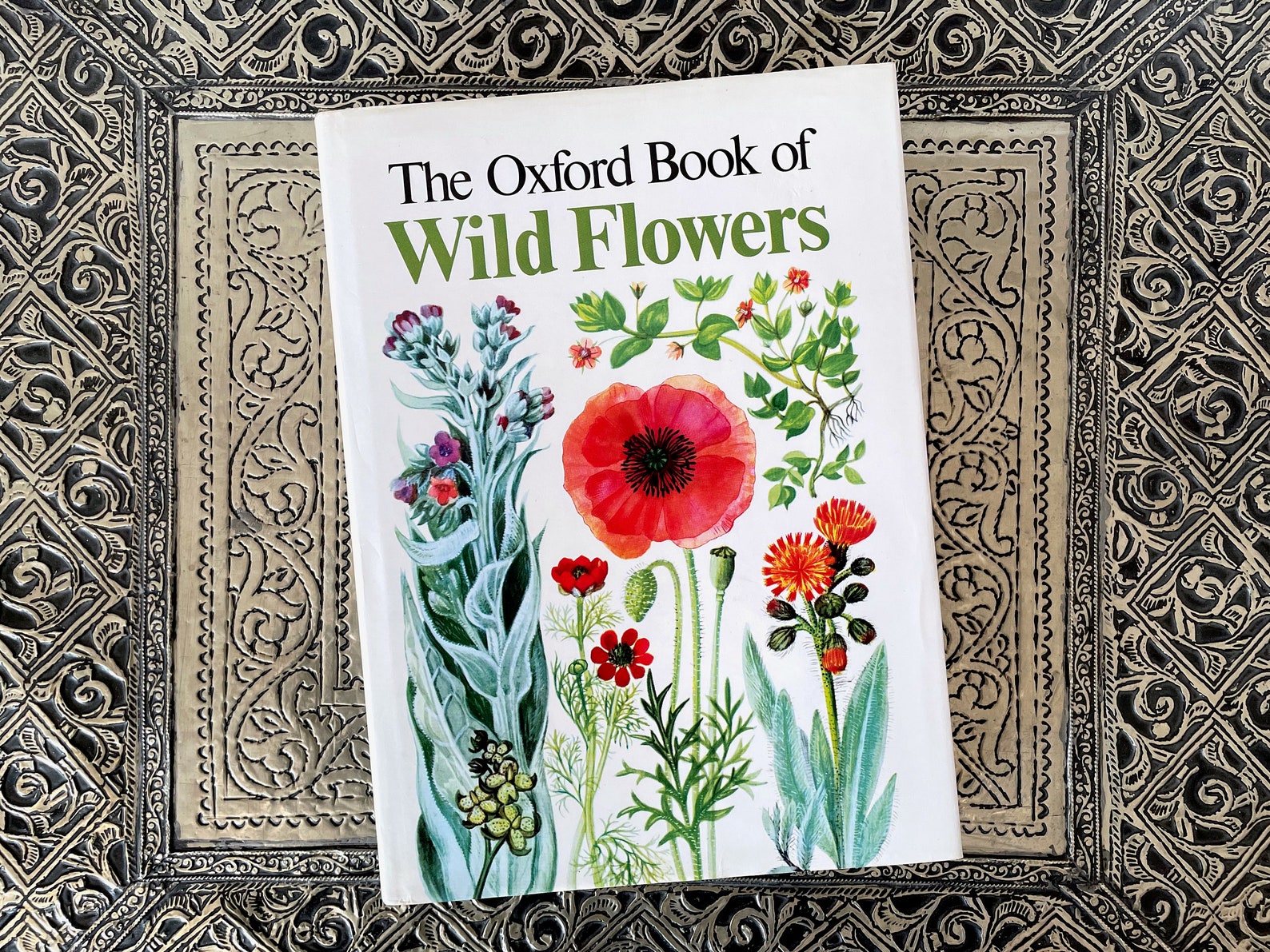 The Oxford Book of Wild Flowers. Vintage Nature Book. Full Etsy