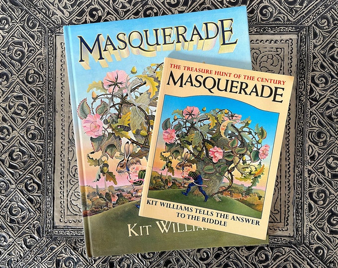 Kit Williams Masquerade Vintage Treasure Hunt Book First Etsy