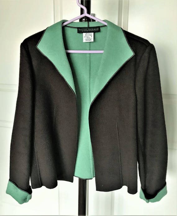 Womens wool jacket, Harve Benard jacket, Unstruct… - image 8