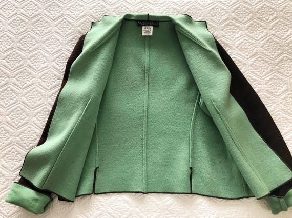 Womens wool jacket, Harve Benard jacket, Unstruct… - image 6