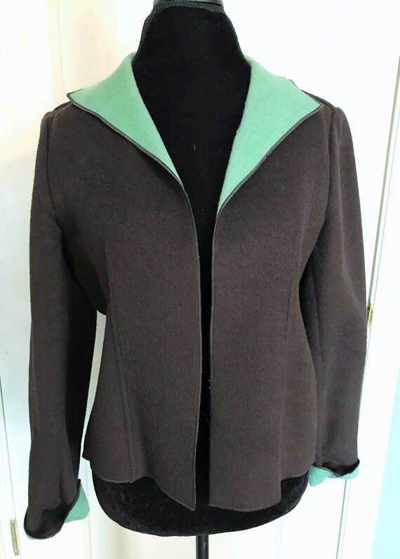 Womens wool jacket, Harve Benard jacket, Unstruct… - image 1