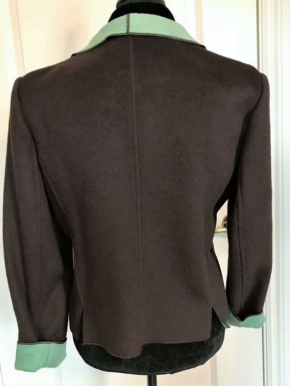 Womens wool jacket, Harve Benard jacket, Unstruct… - image 2