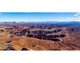 Canyonlands national park canyon panoramic ultra high resolution image for digital download, landscape photography, Utah nature