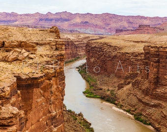 Little Colorado river between canyon walls, nature, photography, digital, download