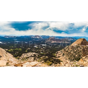 View from Bald Mountain in high resolution panoramic photo (digital file download)