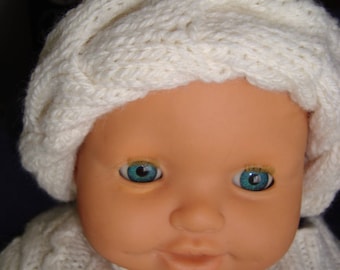 Baby bonnet way for a gentle winter turban