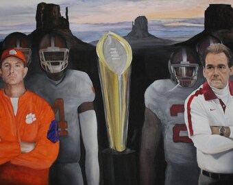 Vintage 1969 Clemson-alabama Official Football Program Print Ready for  Framing - Etsy
