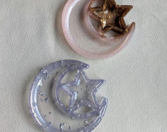 Moon & Star Trinket Dish - Ring Dish -