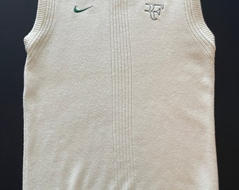 Nike Roger Federer RF 2011 Wimbledon Tennis Sweater Vest, Size Medium, Excellent Condition.