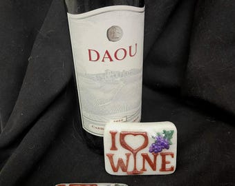 I LOVE WINE! Soap, Shea Cocoa Mango, Wine Lover Gift