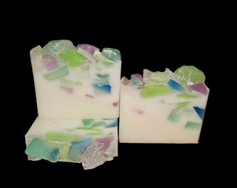 SEAGLASS handcrafted soap ocean beach