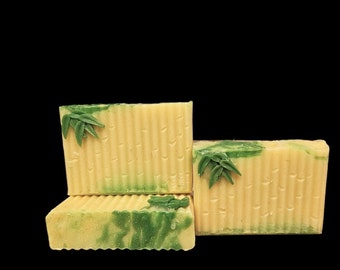 BAMBOO  soap bar goats milk turmeric