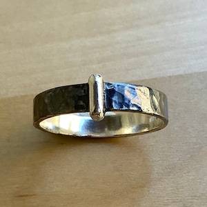 Dark Oxidized Sterling Silver Celtic Wedding Band - Outlander Claire Ring