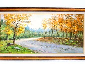 Fall painting | Etsy