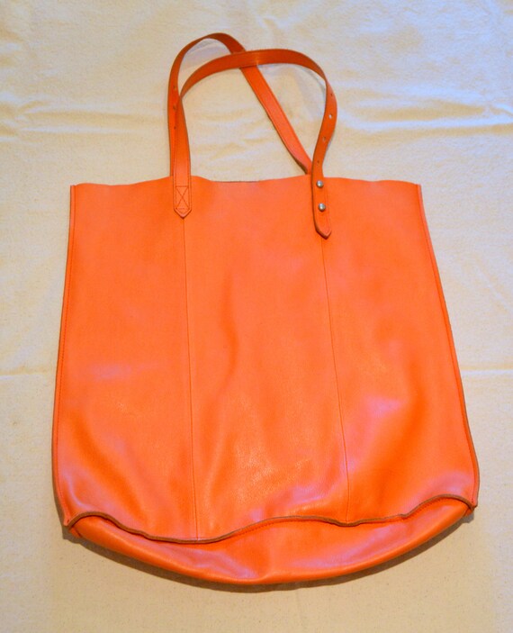 madewell leather tote
