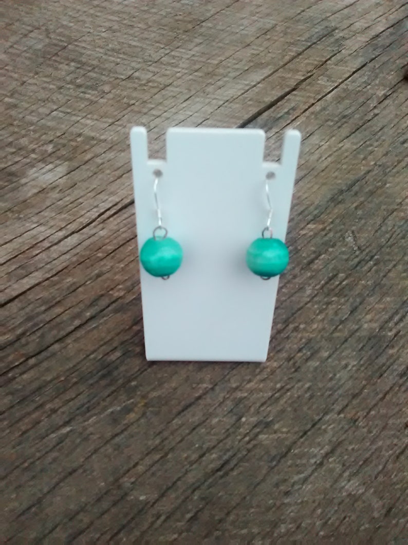 Witches hat Earrings 925 Sterling Silver Hooks Hallmarked in blue Velvet Pouch