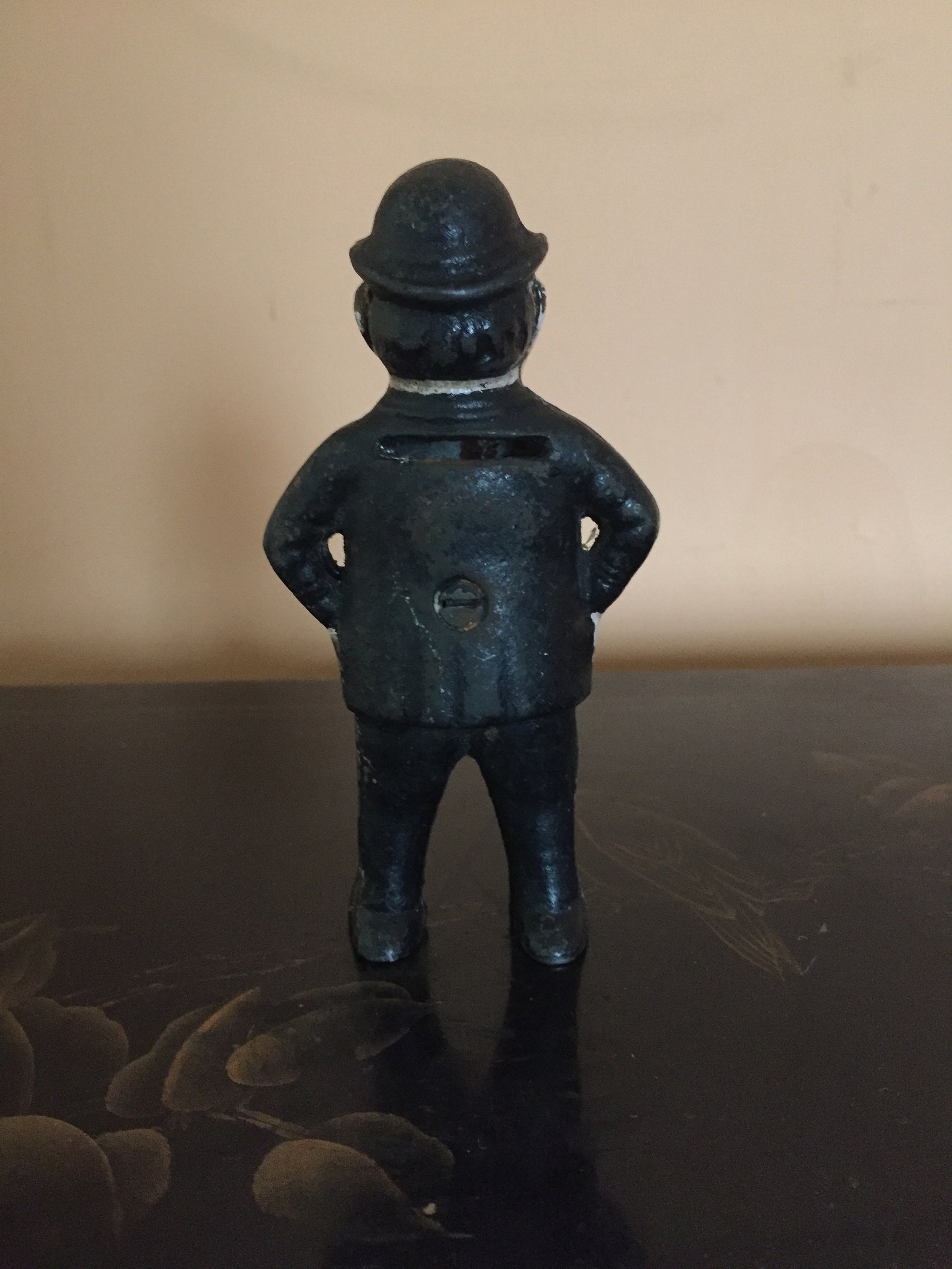 Antique Cast Iron Still Bank/ Man Shaped Cast Iron Bank/ Etsy