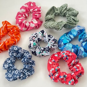 Cotton Hair Scrunchies | Hair Ties | Handmade Accessories